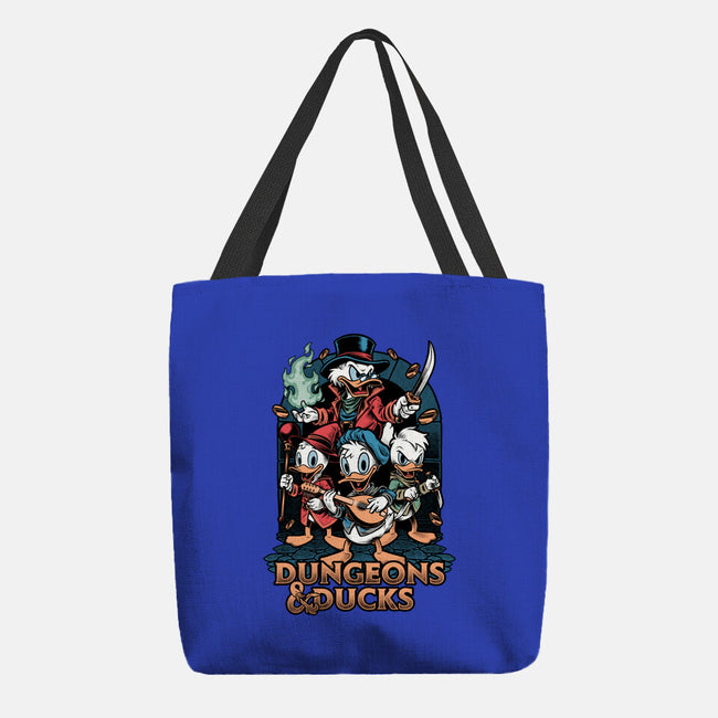 Dungeons And Ducks Cartoon-None-Basic Tote-Bag-Studio Mootant