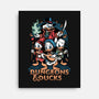 Dungeons And Ducks Cartoon-None-Stretched-Canvas-Studio Mootant