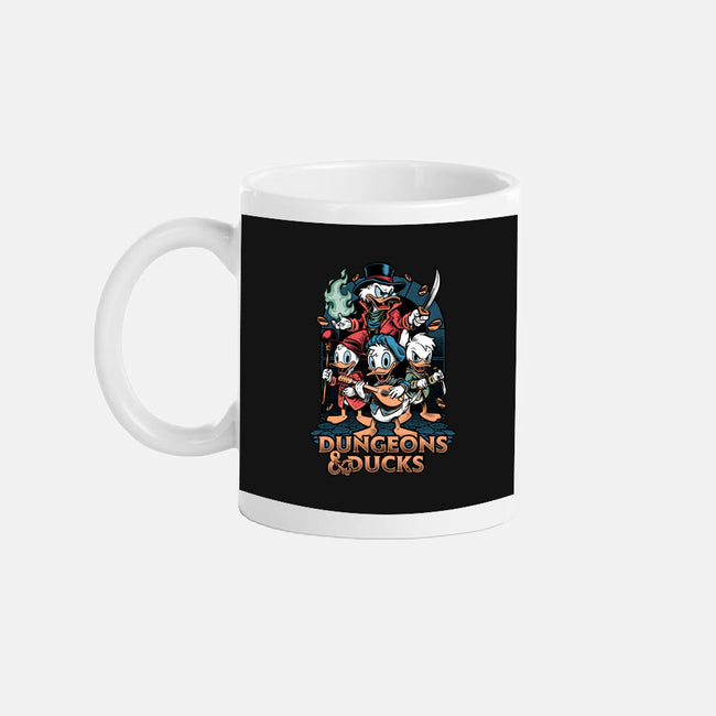 Dungeons And Ducks Cartoon-None-Mug-Drinkware-Studio Mootant