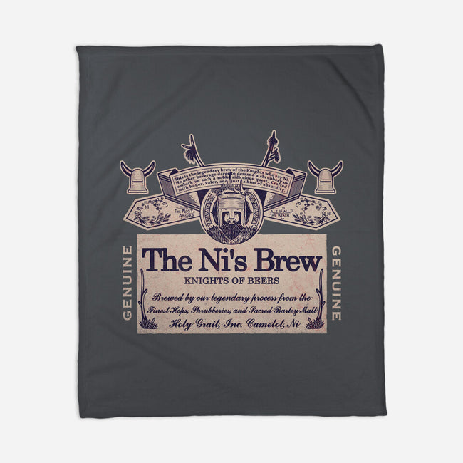 The Ni's Brew-None-Fleece-Blanket-NMdesign