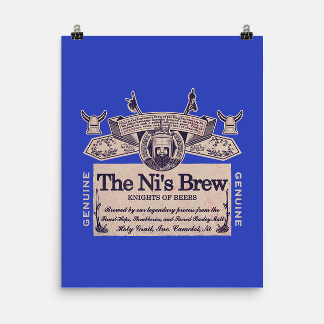 The Ni's Brew-None-Matte-Poster-NMdesign