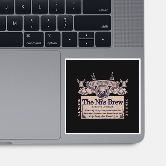 The Ni's Brew-None-Glossy-Sticker-NMdesign