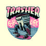 Trasher For Life-None-Drawstring-Bag-momma_gorilla