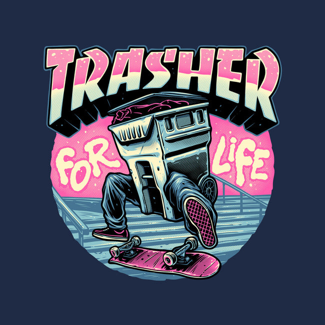 Trasher For Life-Unisex-Basic-Tank-momma_gorilla