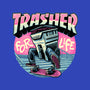 Trasher For Life-None-Drawstring-Bag-momma_gorilla