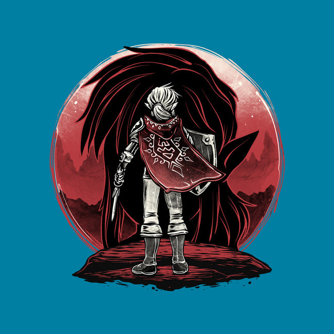 Hero And The Red Sunset-None-Drawstring-Bag-momma_gorilla