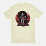 Hero And The Red Sunset-Mens-Basic-Tee-momma_gorilla