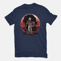 Hero And The Red Sunset-Womens-Basic-Tee-momma_gorilla