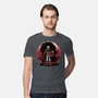 Hero And The Red Sunset-Mens-Premium-Tee-momma_gorilla