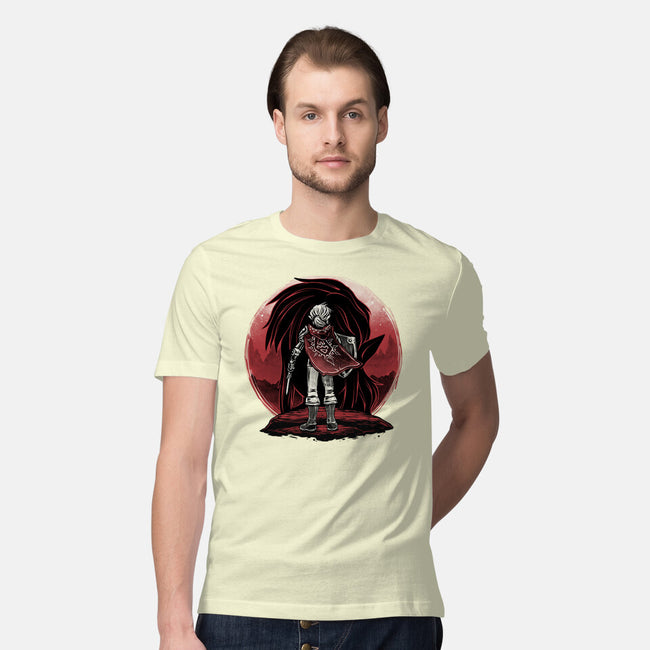 Hero And The Red Sunset-Mens-Premium-Tee-momma_gorilla