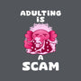 Adulting Is A Scam-None-Drawstring-Bag-FunkVampire