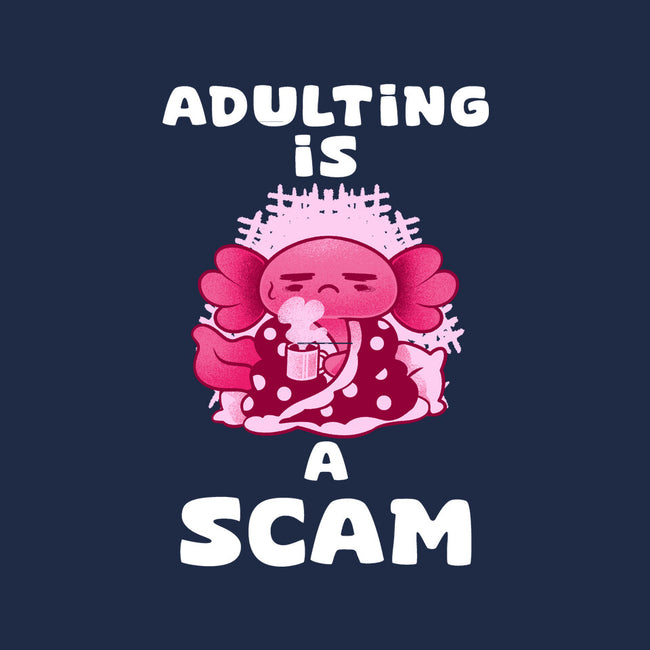 Adulting Is A Scam-None-Drawstring-Bag-FunkVampire