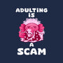 Adulting Is A Scam-None-Drawstring-Bag-FunkVampire