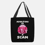 Adulting Is A Scam-None-Basic Tote-Bag-FunkVampire