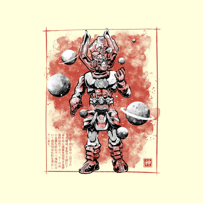 Devourer Of Worlds Sumi-e-None-Drawstring-Bag-Astrobot Invention