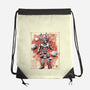 Devourer Of Worlds Sumi-e-None-Drawstring-Bag-Astrobot Invention