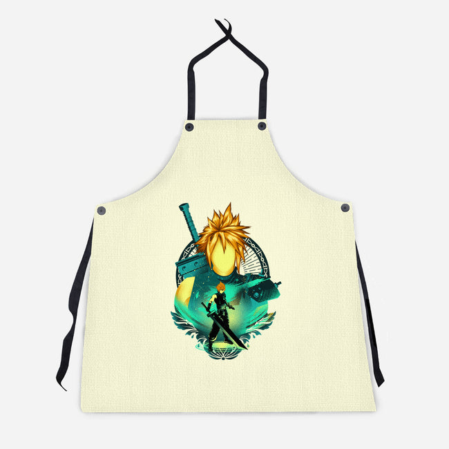 Midgar Mercenary-Unisex-Kitchen-Apron-hypertwenty