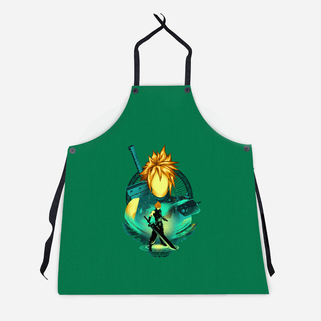 Midgar Mercenary-Unisex-Kitchen-Apron-hypertwenty