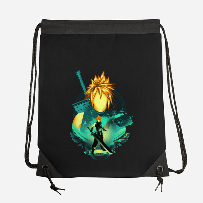 Midgar Mercenary-None-Drawstring-Bag-hypertwenty