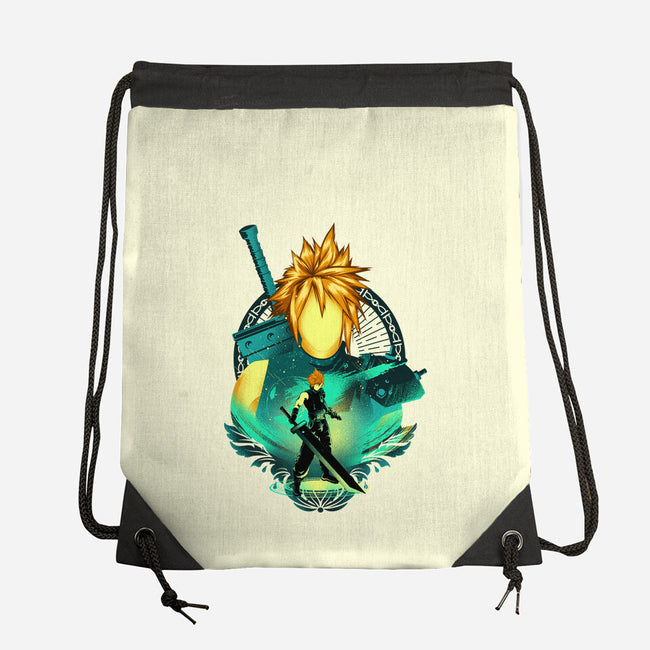 Midgar Mercenary-None-Drawstring-Bag-hypertwenty