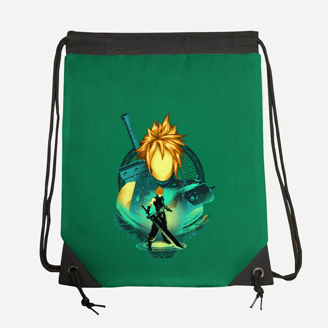 Midgar Mercenary-None-Drawstring-Bag-hypertwenty