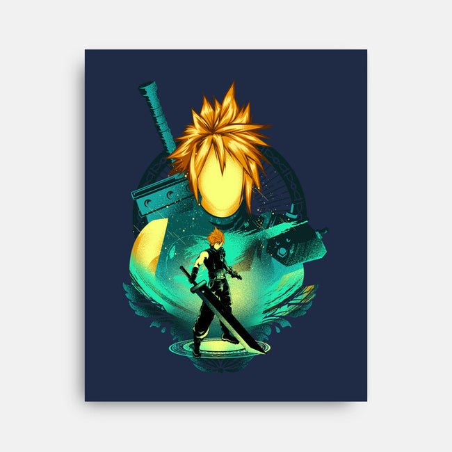 Midgar Mercenary-None-Stretched-Canvas-hypertwenty