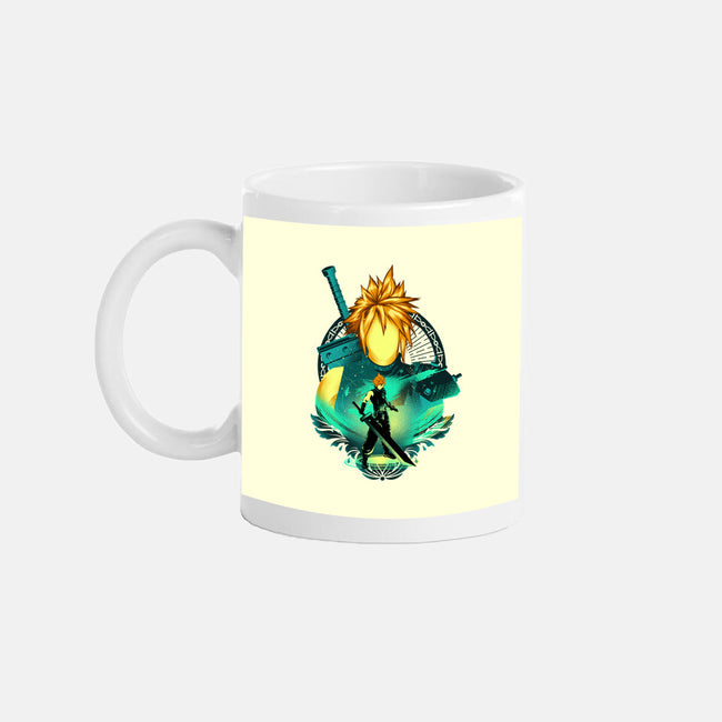 Midgar Mercenary-None-Mug-Drinkware-hypertwenty