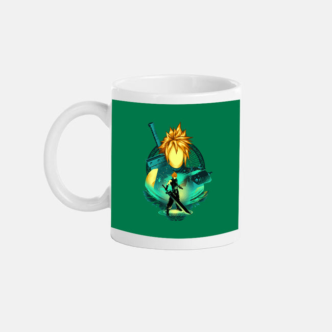 Midgar Mercenary-None-Mug-Drinkware-hypertwenty