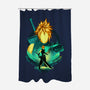 Midgar Mercenary-None-Polyester-Shower Curtain-hypertwenty