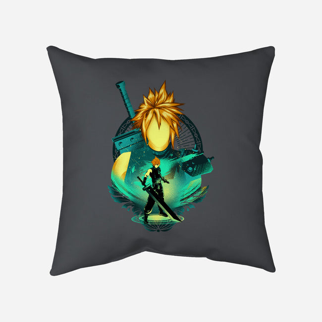 Midgar Mercenary-None-Removable Cover w Insert-Throw Pillow-hypertwenty