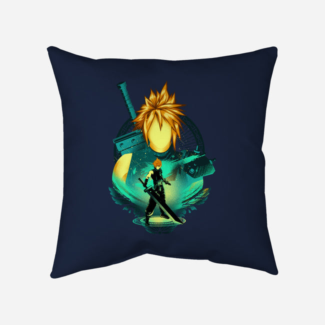 Midgar Mercenary-None-Removable Cover w Insert-Throw Pillow-hypertwenty