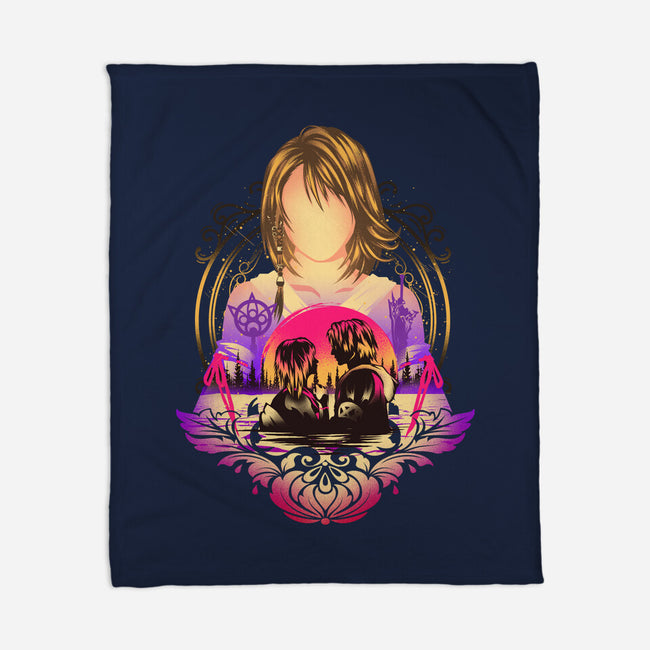 Daughter Of High Summoner-None-Fleece-Blanket-hypertwenty