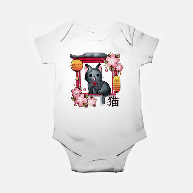 Japan Kitten-Baby-Basic-Onesie-Vallina84