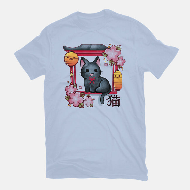 Japan Kitten-Womens-Fitted-Tee-Vallina84