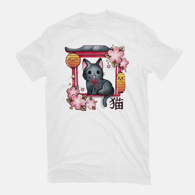 Japan Kitten-Womens-Fitted-Tee-Vallina84