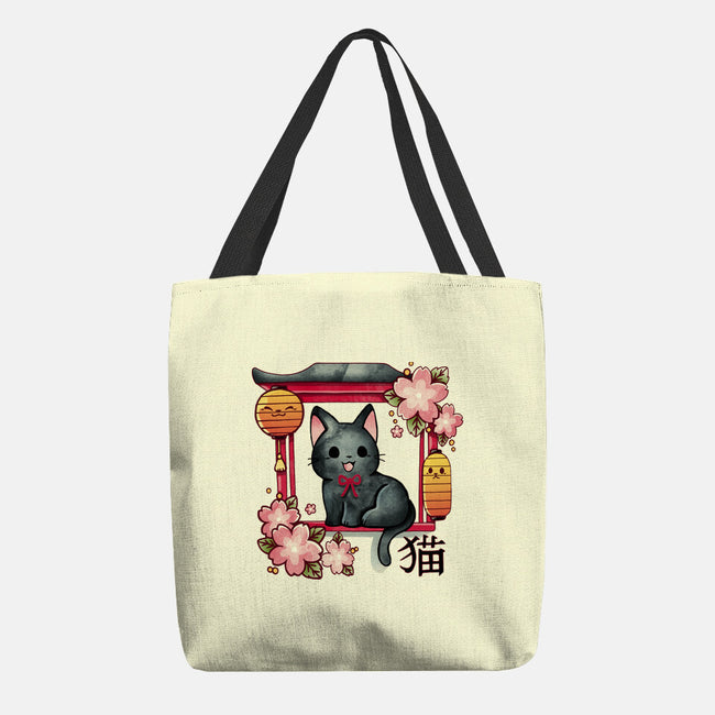 Japan Kitten-None-Basic Tote-Bag-Vallina84