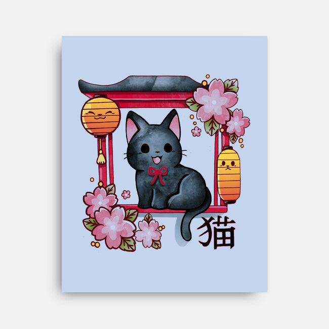 Japan Kitten-None-Stretched-Canvas-Vallina84