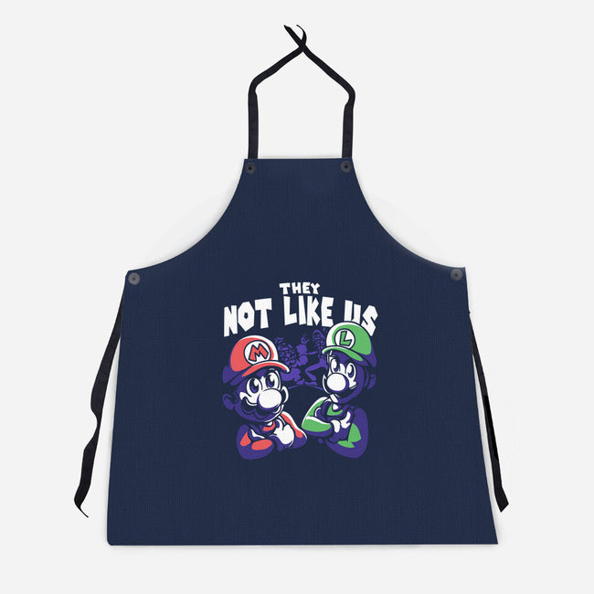 Not Like Bros-Unisex-Kitchen-Apron-estudiofitas