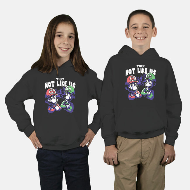 Not Like Bros-Youth-Pullover-Sweatshirt-estudiofitas