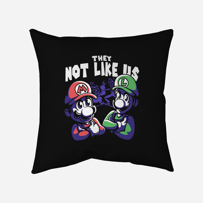 Not Like Bros-None-Removable Cover w Insert-Throw Pillow-estudiofitas