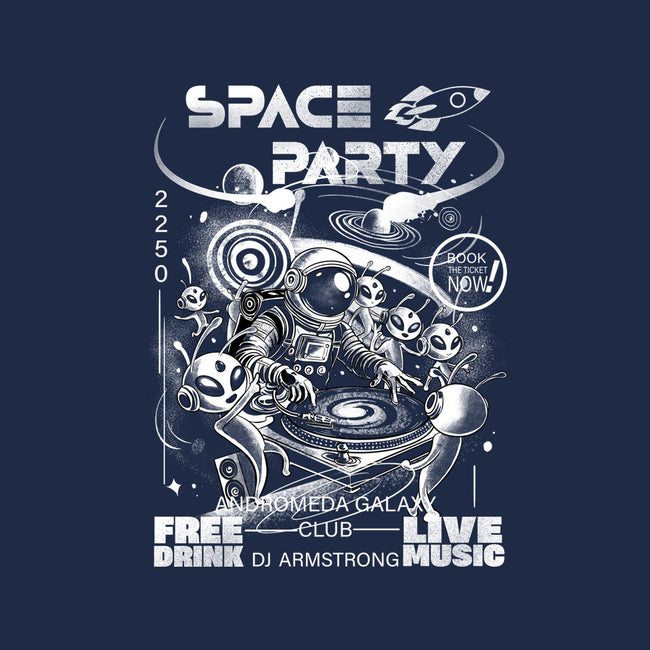 Space Party-Unisex-Kitchen-Apron-fanfabio