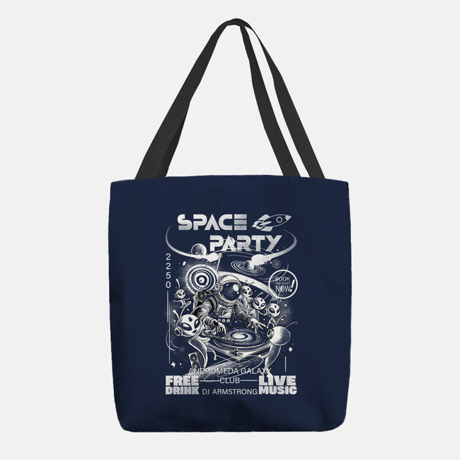 Space Party-None-Basic Tote-Bag-fanfabio