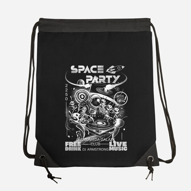 Space Party-None-Drawstring-Bag-fanfabio