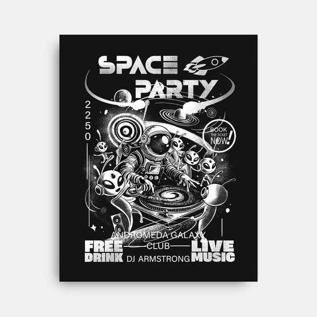 Space Party-None-Stretched-Canvas-fanfabio