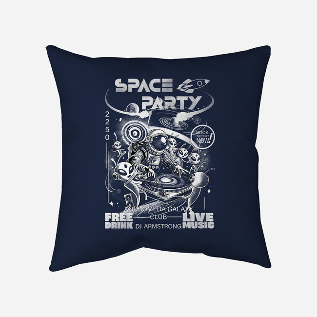 Space Party-None-Removable Cover w Insert-Throw Pillow-fanfabio