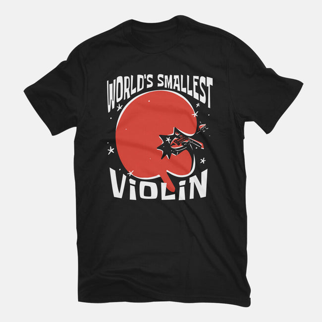 World's Smallest Violin-Unisex-Basic-Tee-estudiofitas