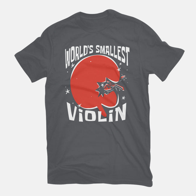 World's Smallest Violin-Unisex-Basic-Tee-estudiofitas