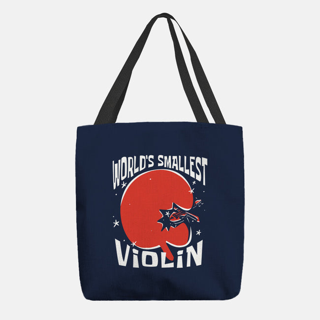 World's Smallest Violin-None-Basic Tote-Bag-estudiofitas