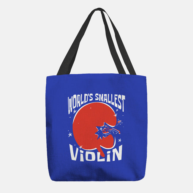 World's Smallest Violin-None-Basic Tote-Bag-estudiofitas