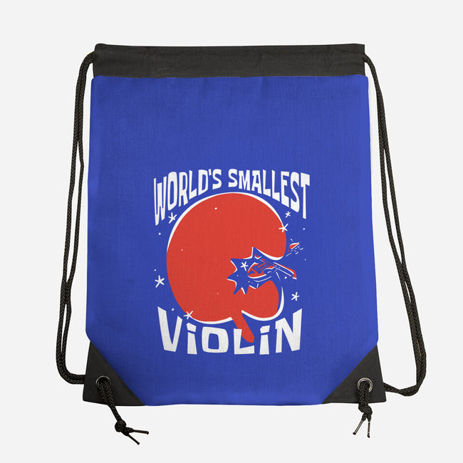 World's Smallest Violin-None-Drawstring-Bag-estudiofitas